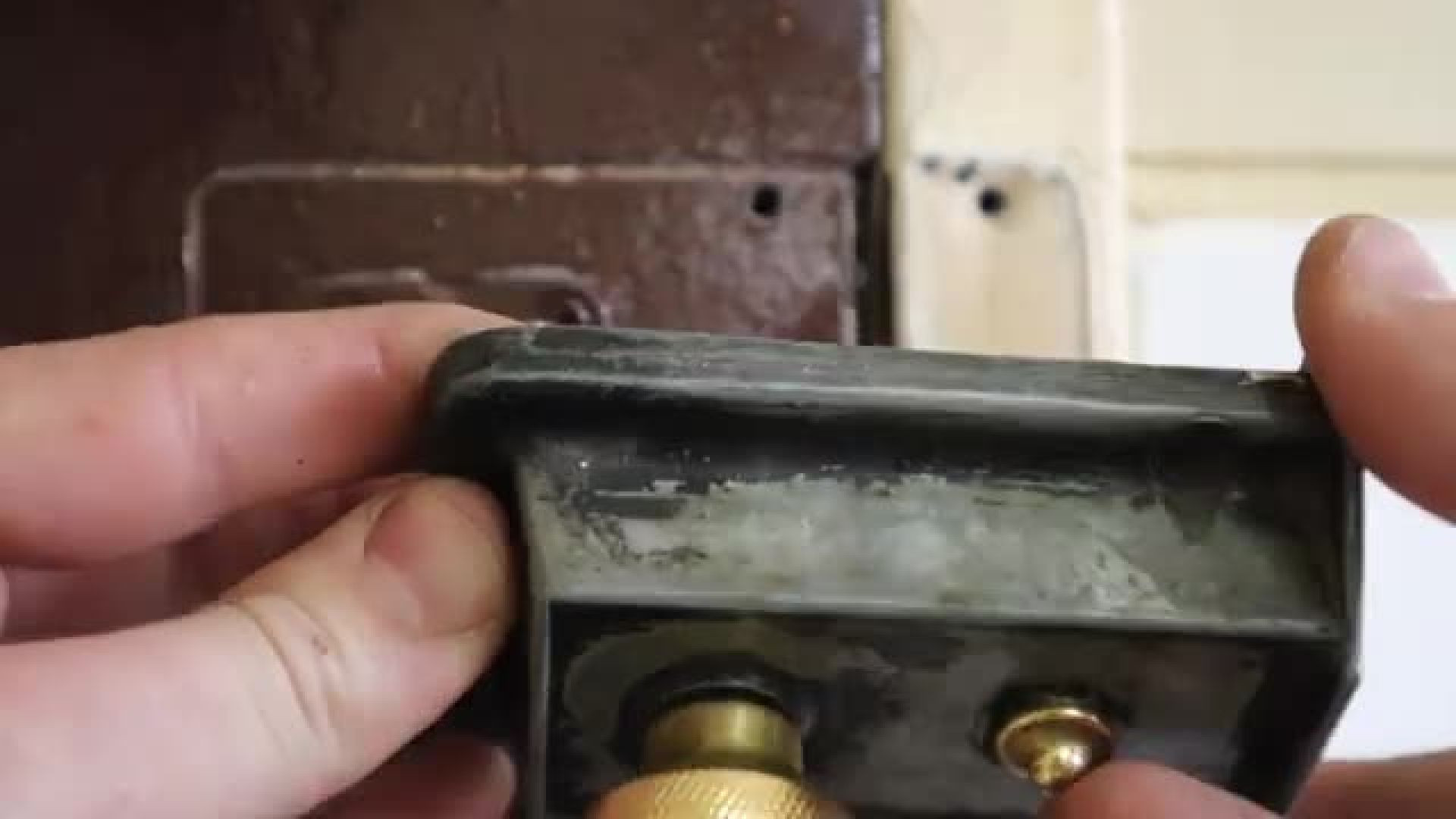 ⁣Vintage Nightlatch Restoration.