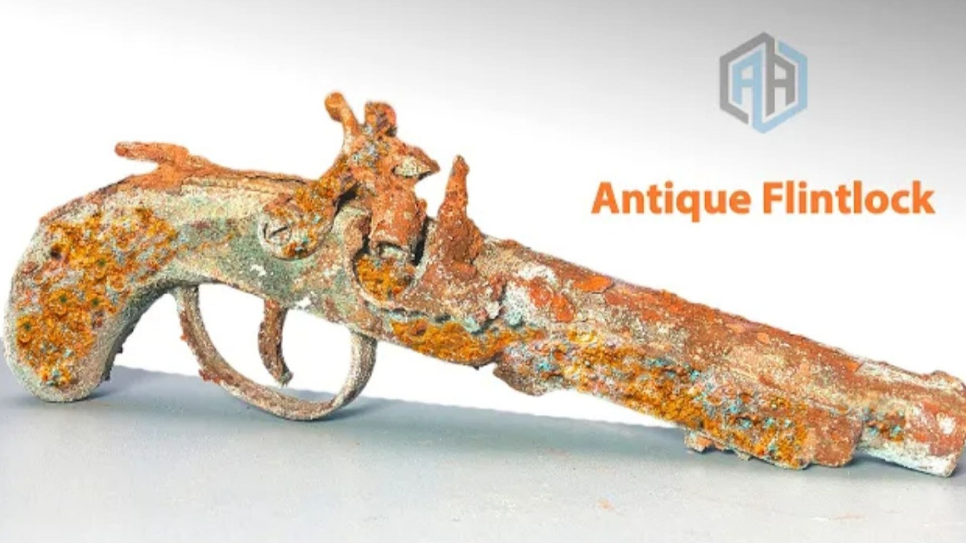 1923's Antique Rusty Lighter Gun Restoration Video